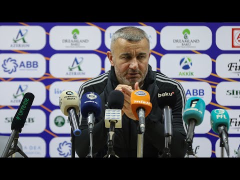 Baş məşqçimiz Qurban Qurbanovun "Turan Tovuz" ilə oyundan sonra fikirləri