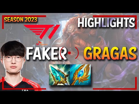 T1 Faker GRAGAS vs ANNIE - HIGHLIGHTS - KR Ranked