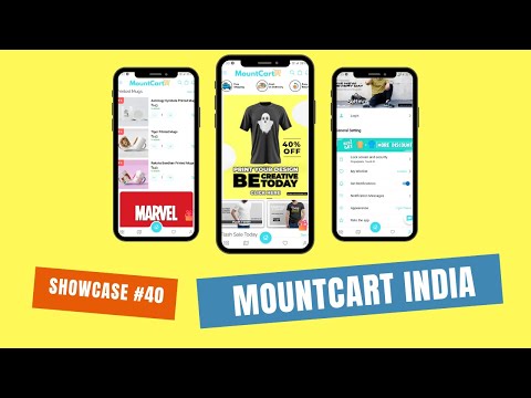 WOOCOMMERCE 🇮🇳 India's PRINTED T-SHIRT App, MountCart (Build your Apps in Minutes - Showcase #40)