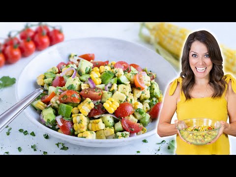 The Summer Salad Every BBQ Needs! 🥑 🌽 🍅