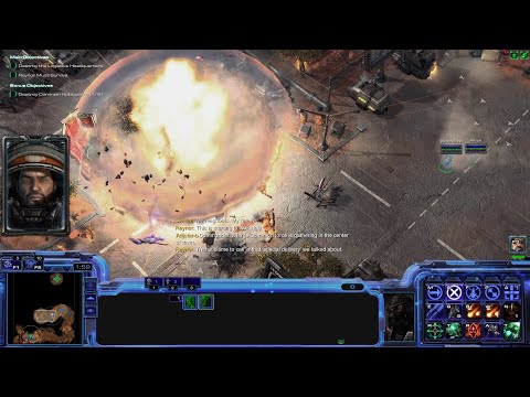 StarCraft 2 WoL Co-op (AllTheUnits Edition) Mission 1 - Liberation Day