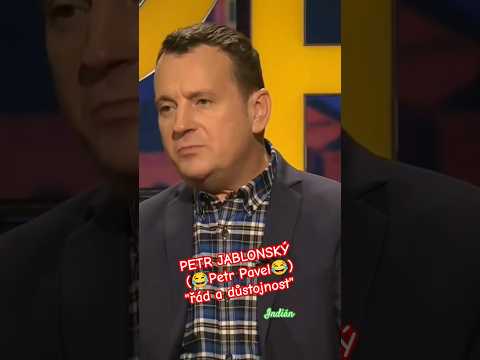 Petr Jablonský : P. Pavel, řád a důstojnost #humor #sranda #vtip #vtipy #indianfanda #jablonsky