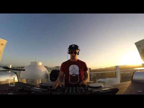 The Gangs Event - Tribalik - Sunset at the Sky Bar of Ushuaia Tower Ibiza.