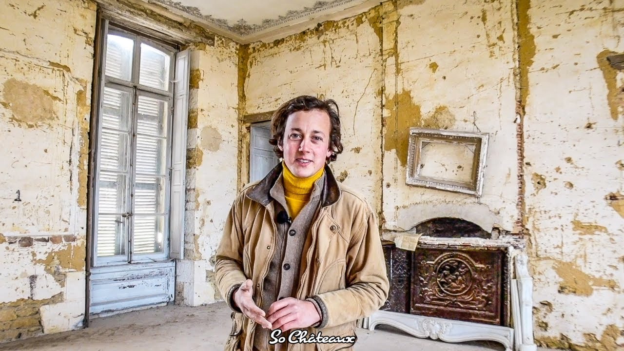 He BOUGHT a FRENCH CHATEAU at 23. TOUR during RENOVATION