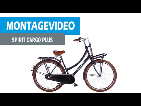 Spirit Transportfiets Cargo Plus montage video
