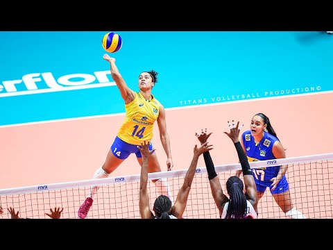 Drussyla Costa - Volleyball Highlights | Best Volleyball Actions | Women's VNL 2018