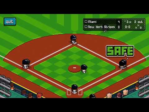 Pixel Pro Baseball Gameplay Spraying the Field Short - YouTube