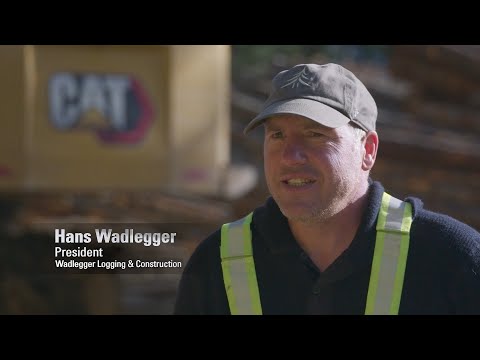 The Wadlegger Brothers, Hans and Nate, are second-generation owners and operators of Wadlegger Logging and Construction in Clearwater, British Columbia, Canada. They share their experiences with the Cat FM558 Forest Machine and highlight its versatility, efficiency, and productivity, emphasizing how it can handle just about any task in full-phase logging operations.  Wade Stewart of Finning Cat says, 