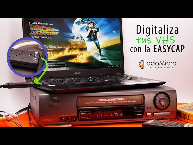 Vídeo relacionado con PKOUVOO Convertidor de Audio/Video RCA USB 2.0 Digitalice y edite Video Desde Cualquier Fuente analógica Incluyendo VCR DVD VCR