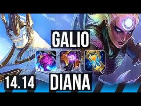 Galio VS Diana MID