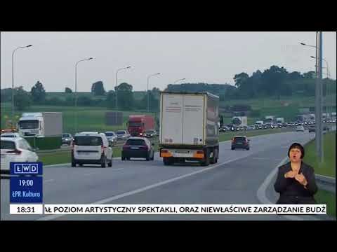 Wypadek na autostradzie A1