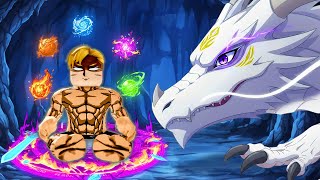 فيلم روبلوكس : شاب حرامى ضعيف بينقذ ملك التنانين من الموت والتنين بيعلمة فنون سحر التنانين..! ????