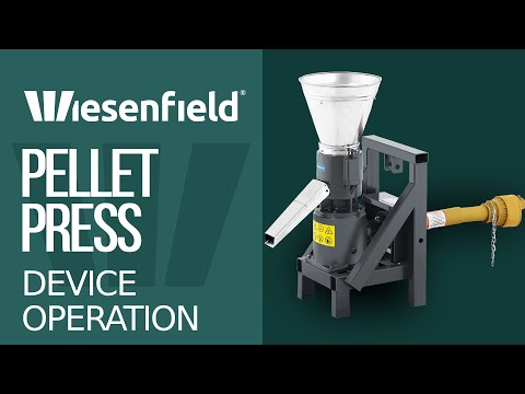 video - Factory second Pellet Press - max. 120 kg/h - Ø 150 mm