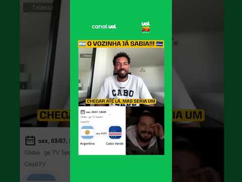 VOZINHA JÁ SONHAVA COM JOGO CONTRA MESSI ANTES DE CHAVEAMENTO DA COPA DO MUNDO