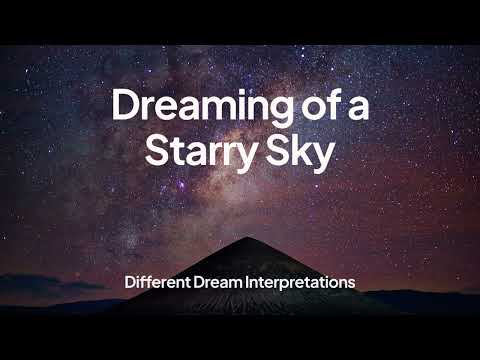 Dreaming of a Starry Sky - Dream Interpretations