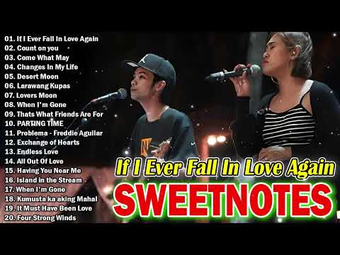 SWEETNOTES Most Beautiful Love Songs 💟 If I Ever Fall In Love Again🌺 SWEETNOTES Cover Playlist 2024