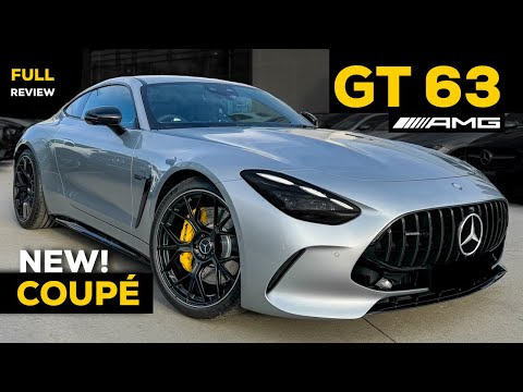 2024 MERCEDES AMG GT 63 NEW V8 Coupe! BETTER Than 911?! FULL Review Exterior Interior BRUTAL Sound