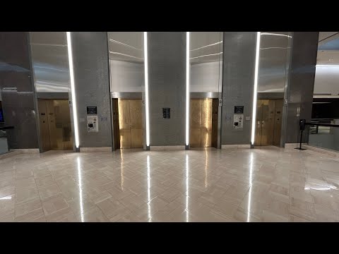 Schindler Miconic 10 Traction Elevators At The JW Marriott Hotel In Washington DC: (10/18/2024)