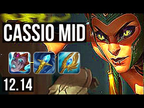 CASSIOPEIA vs RUMBLE (MID) | 19/2/12, 1.8M mastery, Legendary, 400+ games | NA Diamond | 12.14