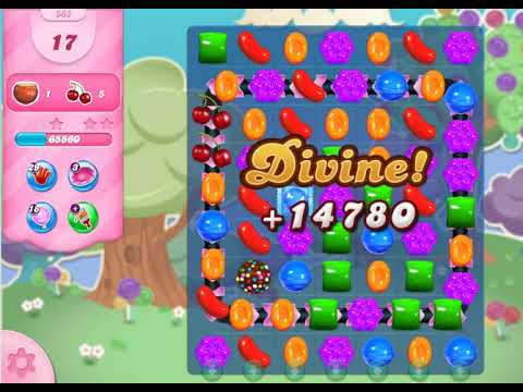 Candy Crush Saga   level 563 no boosters