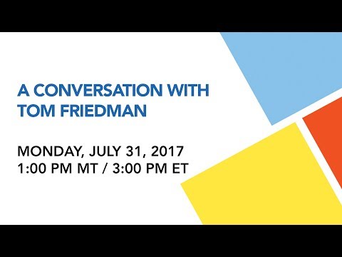 Closing Lunch: In Conversation with Tom Friedman