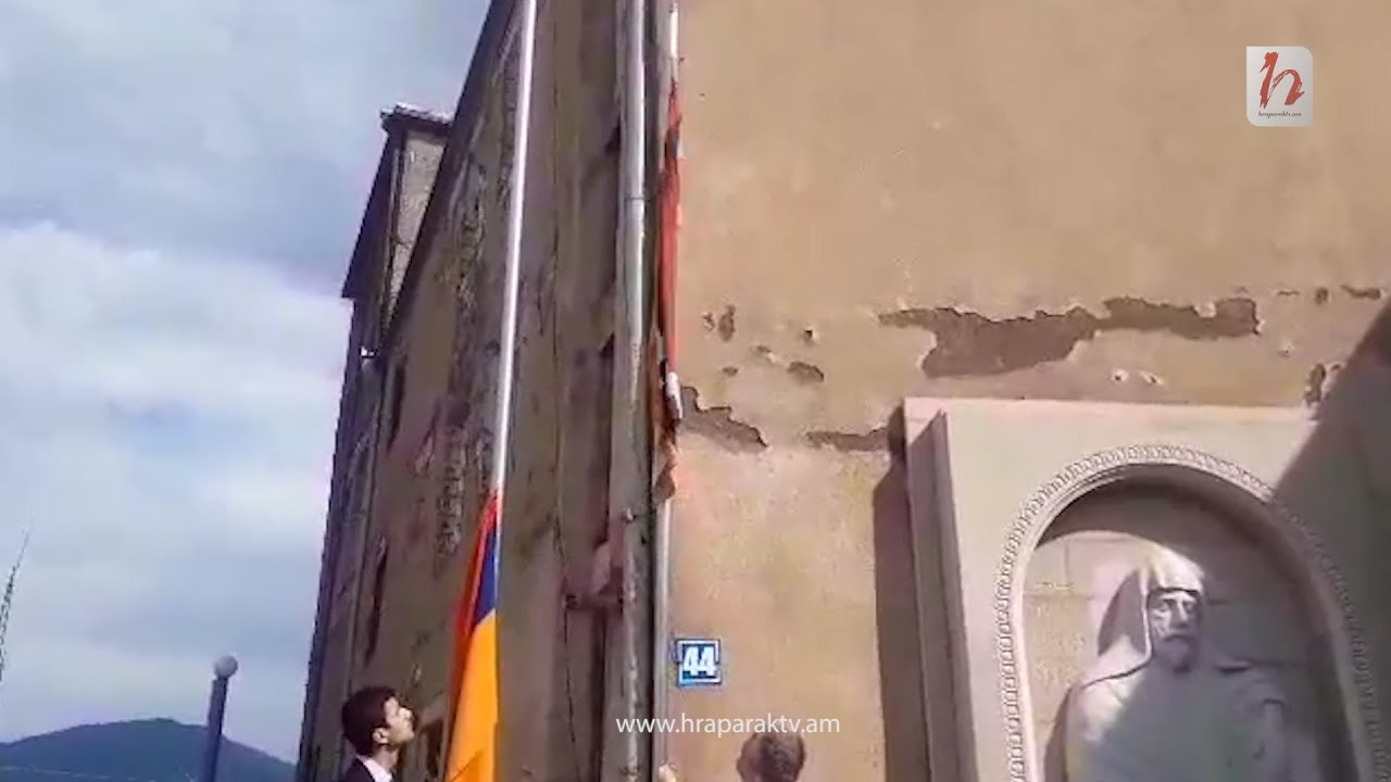 Դրոշների բարձրացում ի հակադրություն Ադրբեջանին և ի հավերժություն Արցախի