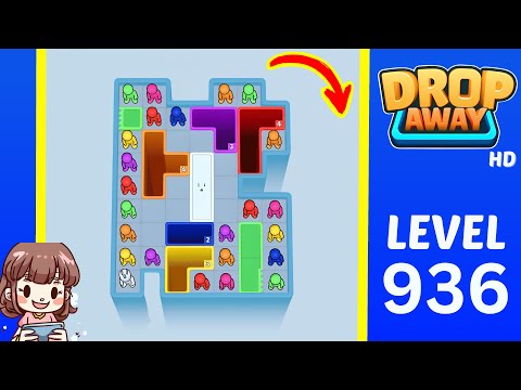 Drop Away Level 936 Solution Walkthrough