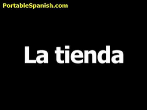 Spanish word for tent is la tienda