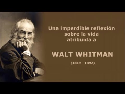 DO NOT STOP - By Walt Whitman - Voice: Ricardo Vonte