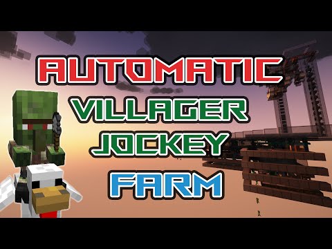 I made a Villager Chicken farm
