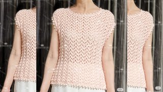 🌿 Descubre  Como Hacer La Elegante Blusa Para Todas Las Tallas Muy Facil