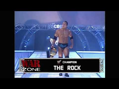 The Rock Entrance as WWE Champion - WWE RAW After SummerSlam 08/28/2000