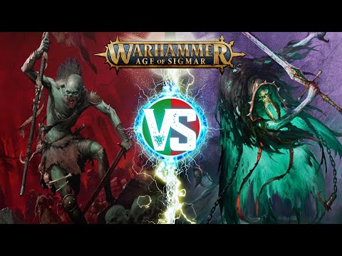 Flesh-Eater Courts VS Nighthaunt | Battle Report PREVIEW / Battle Report AoS