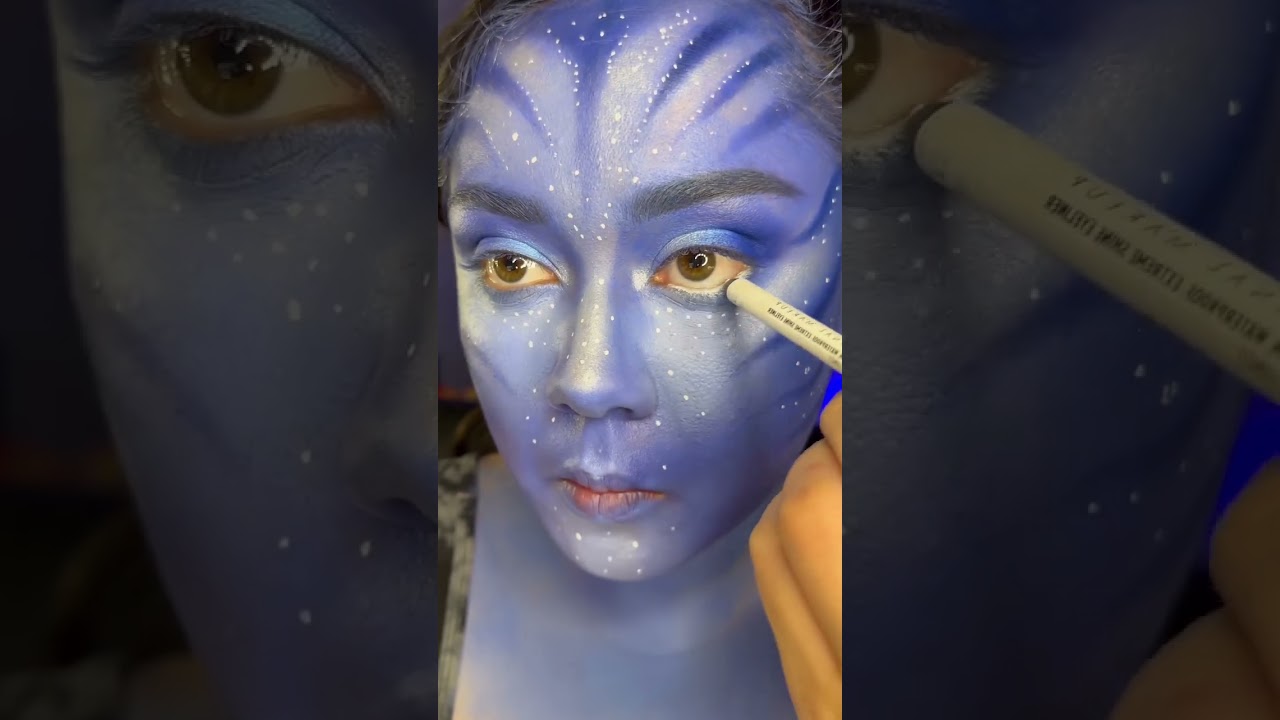 Avatar Halloween Makeup Tutorial
