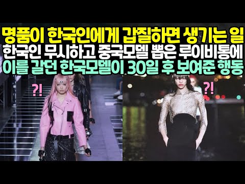 [유튜브] 한국인 무시하고 중국모델 뽑은 루이비통