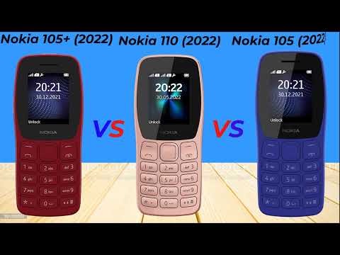 Nokia 105 plus (2022) VS Nokia 110(2022) VS Nokia 105 (2022)