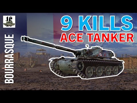World of Tanks Console:  Bourrasque | 9 Kills | 5k direct