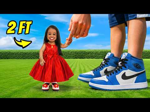 I Spent 24 Hours with the World's Shortest Woman!