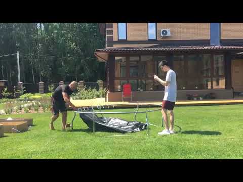 Сборка батута KOENIGSMANN T-8 244 см