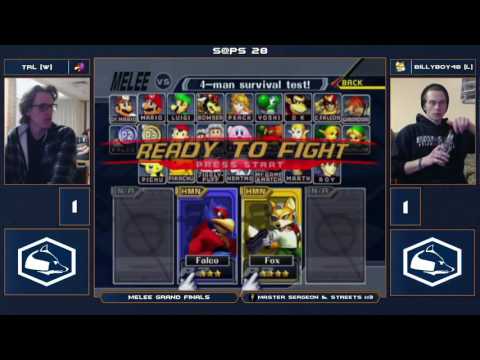 S@PS 28 Melee Singles - billyboy48 (Fox) vs TRL (Sheik/Falco) - Grand Finals