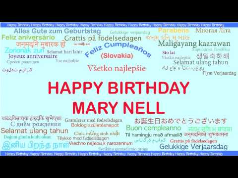 MaryNell   Languages Idiomas - Happy Birthday