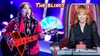 Ruby Leigh Performs &quot;I wanna Be A Cowboy&#39;s sweetheart&quot; | The voice season 24 blind Auditions  | 2023