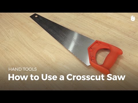 How to Use a Crosscut Saw/ Woodworking