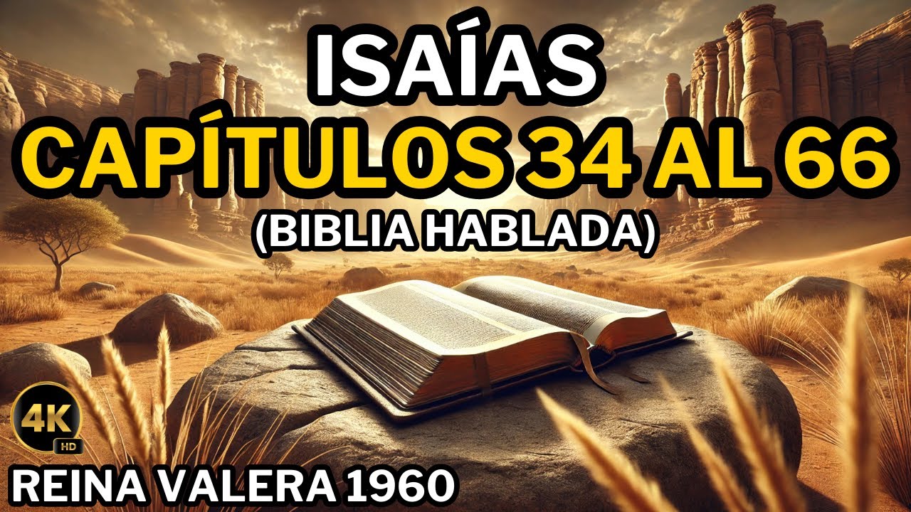 Libro de Isaías Capítulos 34 al 66 | REINA VALERA 1960 | Biblia Hablada 📖 4K ULTRA HD