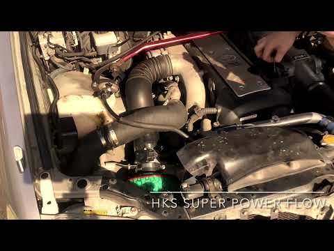 JZS171(W) Crown - Stock Intake vs HKS Mushroom Filter