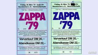 Frank Zappa - Deathless Horsie/Dead Girls Of London, Neunkirchen am Brand, Germany, March 30, 1979