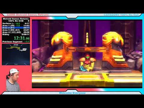 Metroid: Samus Returns 100% No OOB [NEW] WORLD RECORD 2:37:04