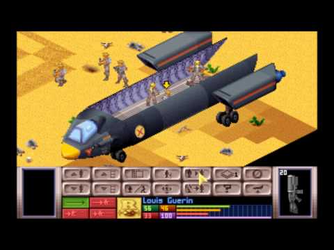 X-Com: UFO Defence (MS-DOS) Intro und Gameplay