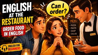 English at Restaurants Vocabulary | Order Food in English | Simple & Slow English for Beginner