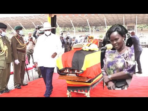 Emotional Col.Charles Engoola'S Widow tells Museveni -"It was a dark day when my husband was killed"